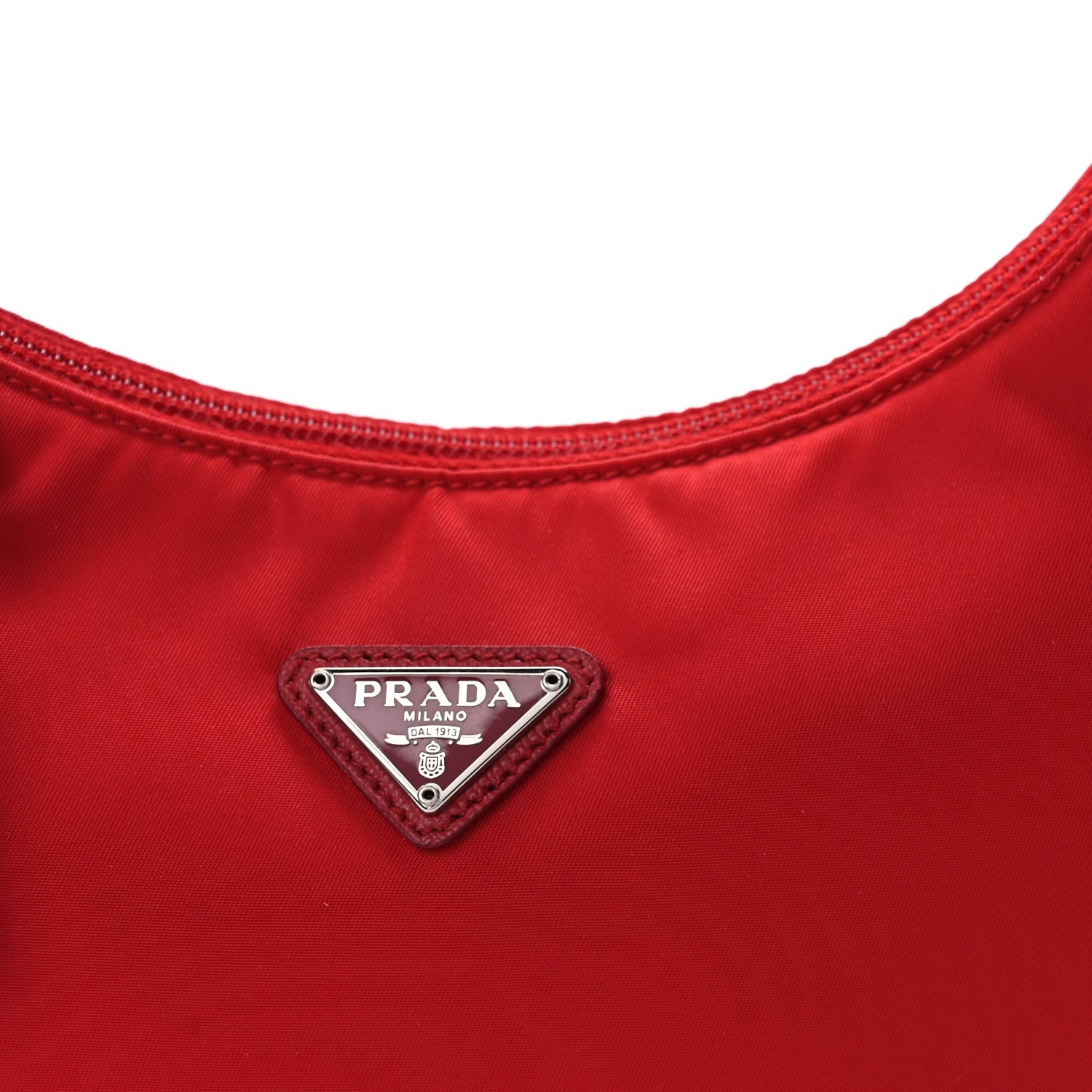 Prada Tessuto Nylon Mini Re-Edition 2000 Bag Rosso 6 of 8