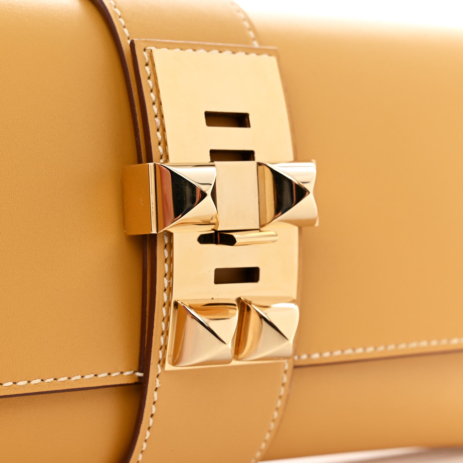 Hermes Tadelakt Medor 23 Clutch Soleil 7 of 12