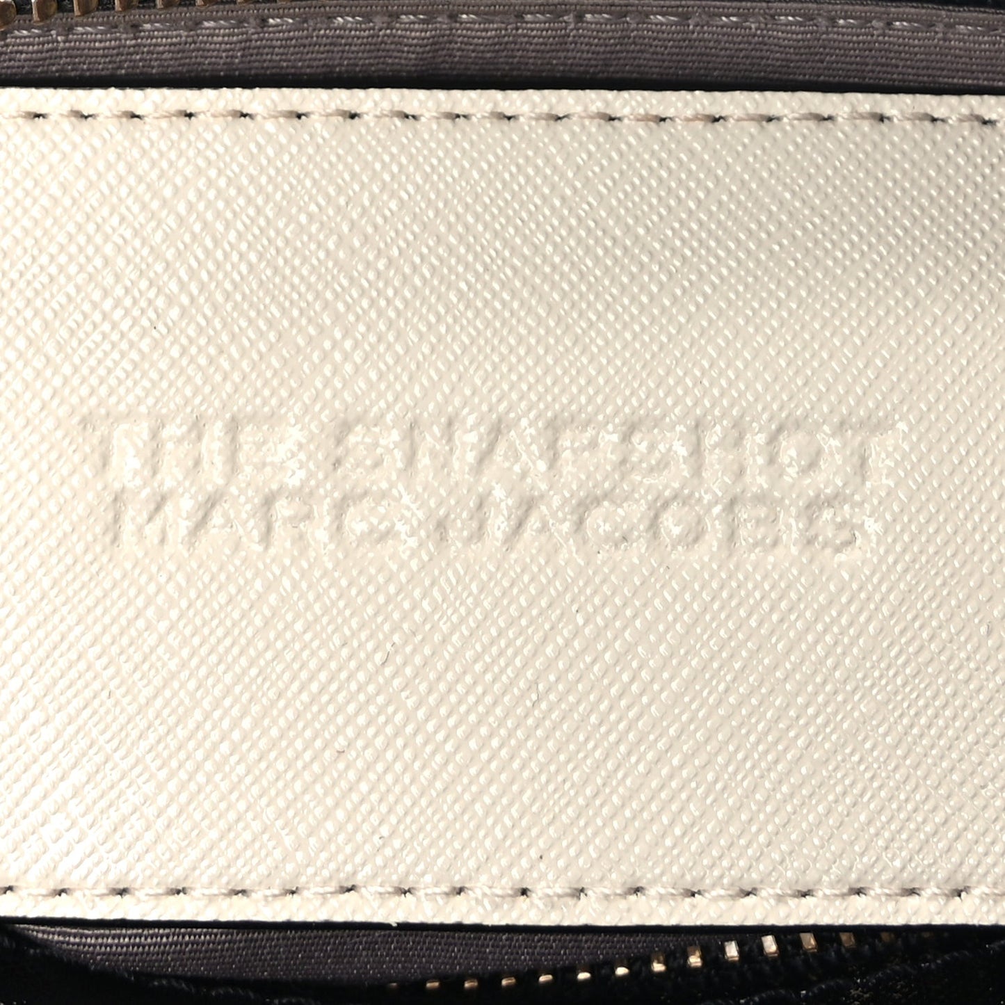 Saffiano Small Snapshot Camera Bag  Cloud White Multicolor