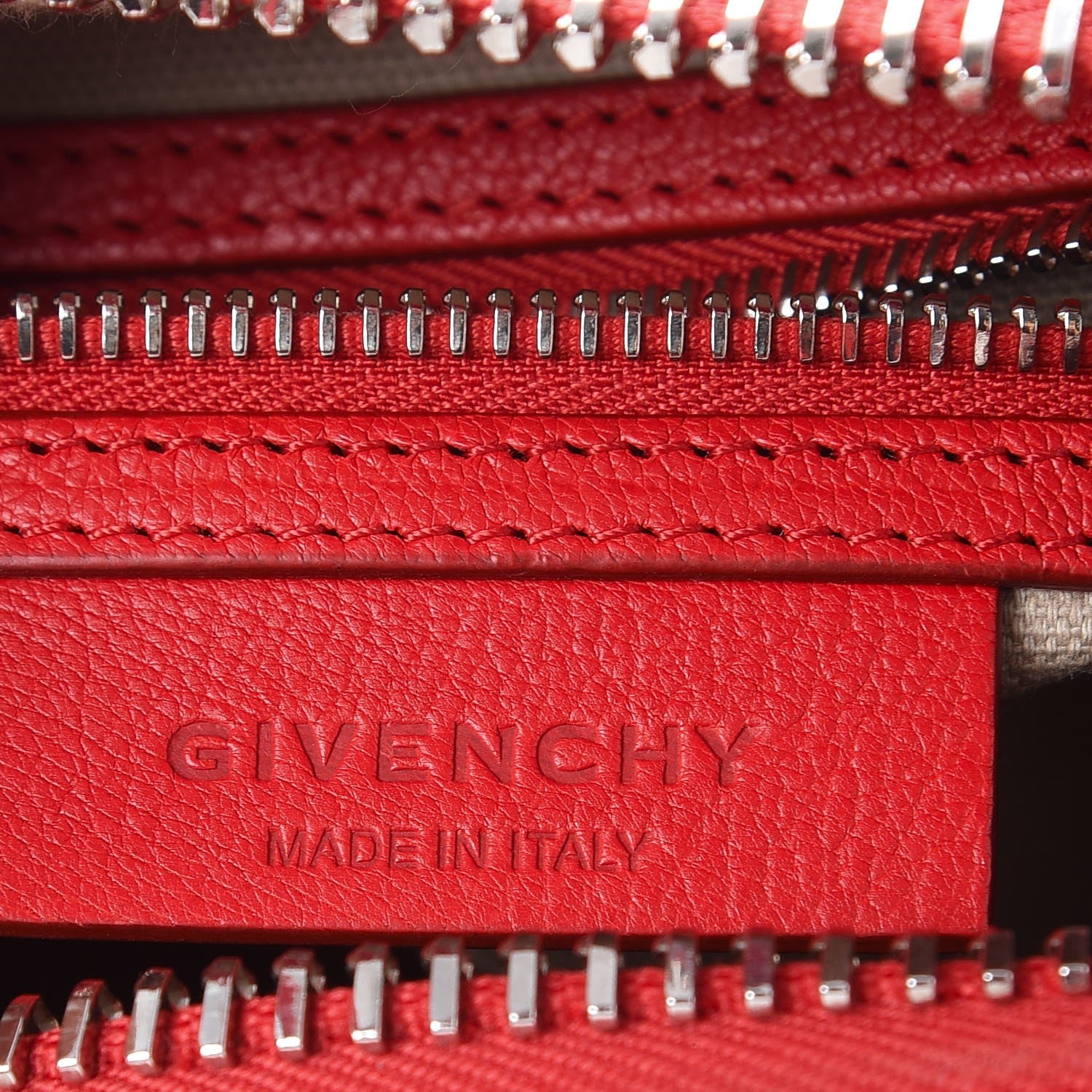 Givenchy Sugar Goatskin Mini Antigona Medium Red 7 of 10