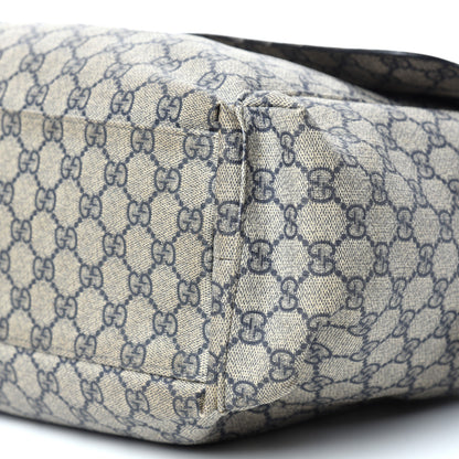 Gucci GG Plus Monogram Messenger Diaper Bag Navy 9 of 10