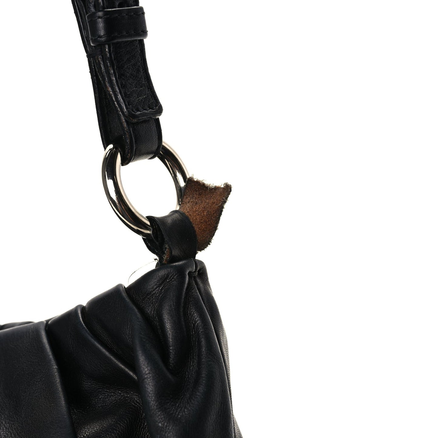 Cervo Hobo Shoulder Bag Black