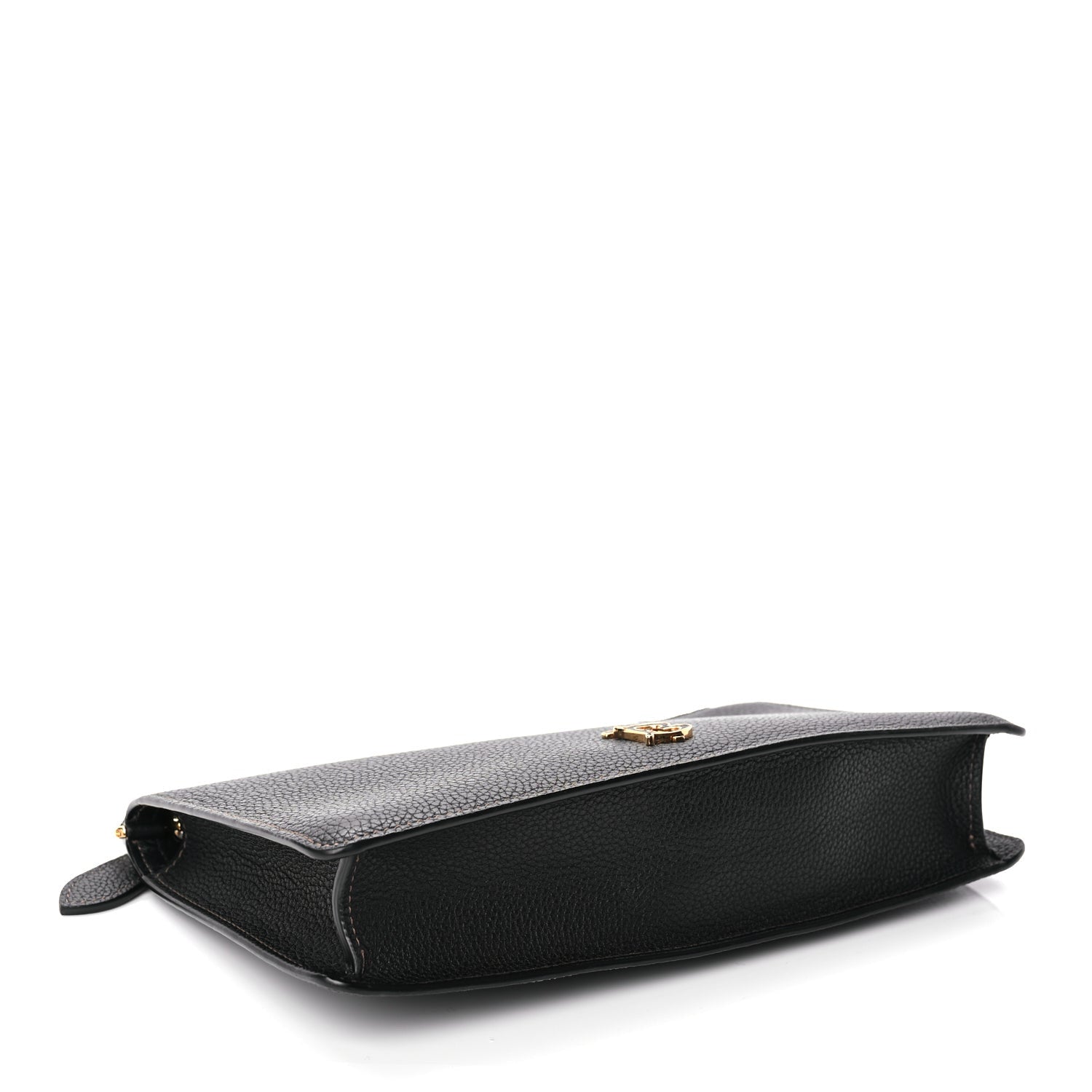 Burberry Grained Calfskin Mini TB Shoulder Pouch Black 3 of 8