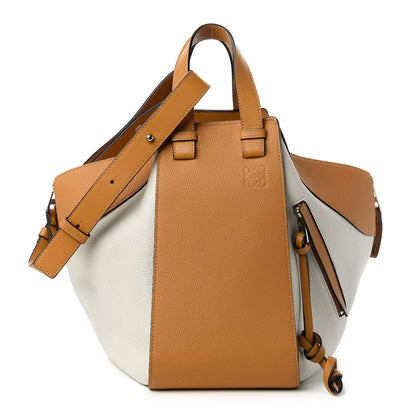 Loewe Calfskin Medium Hammock Shoulder Bag Tan White 1 of 10