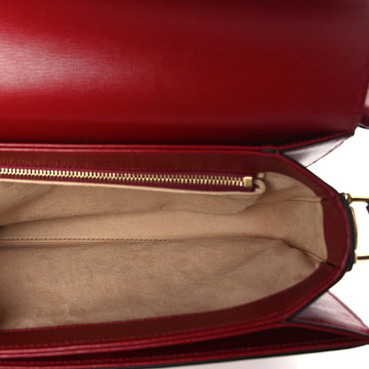 Gucci Azalea Calfskin Horsebit 1955 Shoulder Bag  New Cherry Red 4 of 8