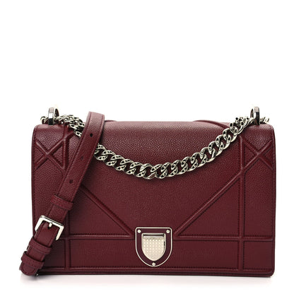 Christian Dior Grained Calfskin Medium Diorama Flap Bag 1 of 9