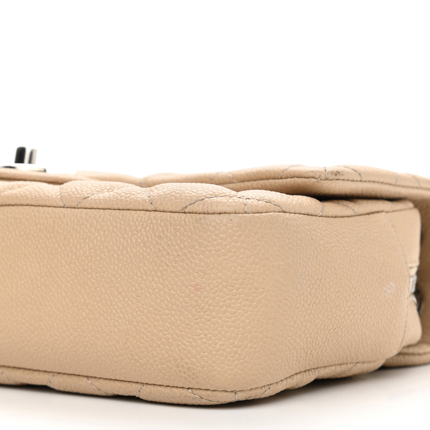 Chanel Caviar Quilted Medium Easy Flap Beige 10 of 18