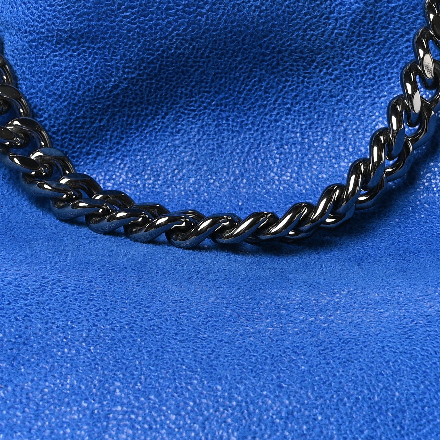Stella McCartney Shaggy Deer Small Falabella Tote Bright Blue 7 of 9
