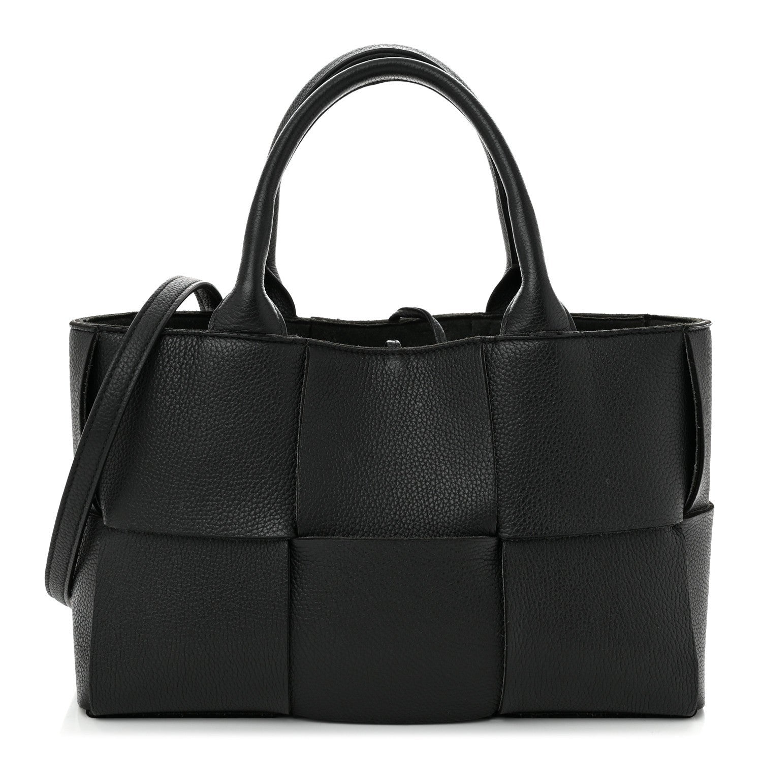 Bottega Veneta Nappa Maxi Intrecciato Mini Arco Tote Black 1 of 7