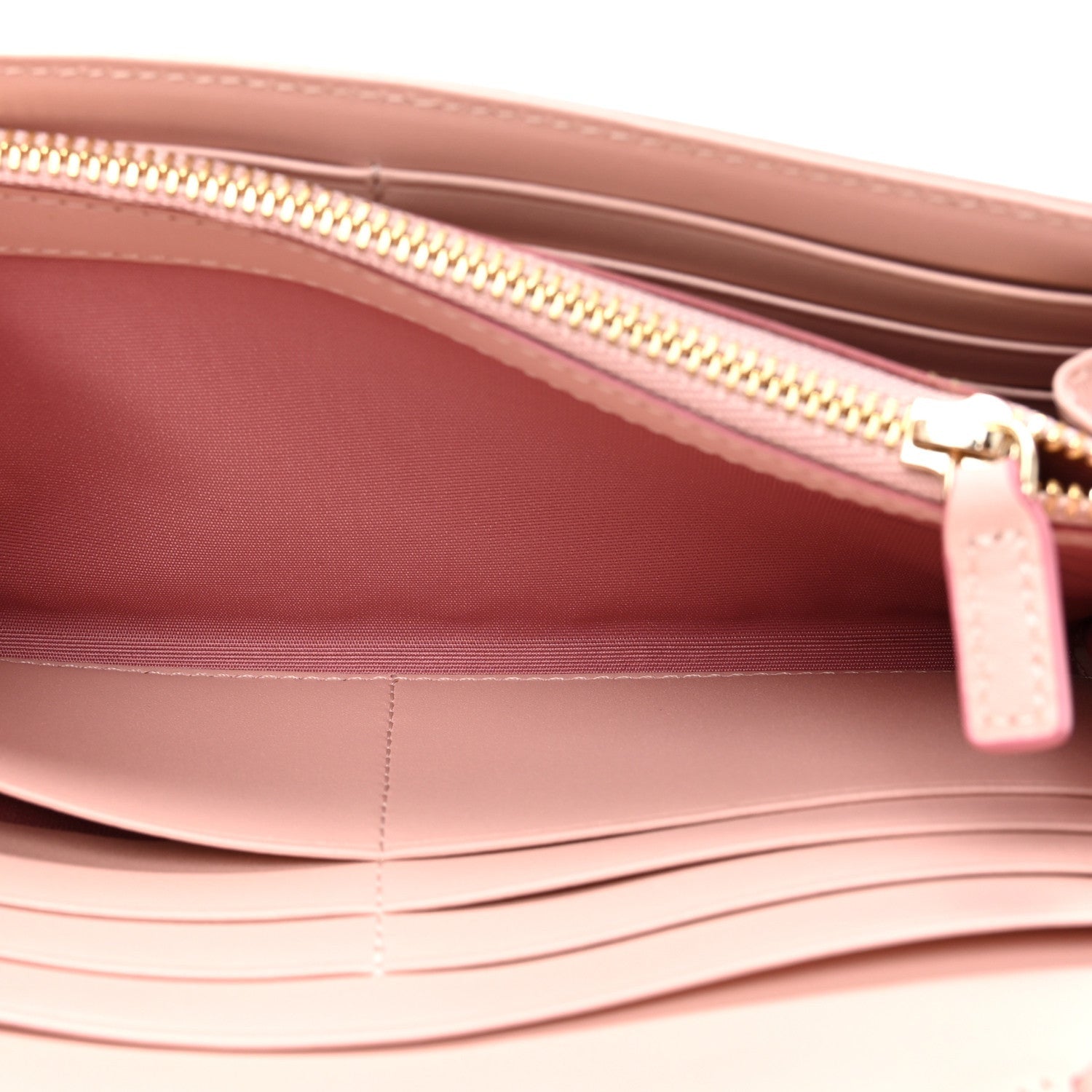 MCM Visetos Large Patricia Wallet On Chain Soft Pink 6 of 7