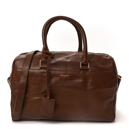 Saint Laurent Calfskin Classic Duffle 6 Havane 1 of 8