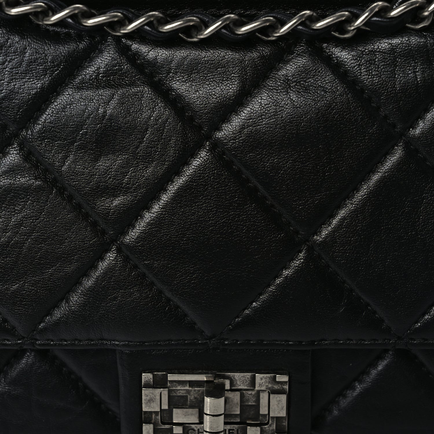 Chanel Washed Lambskin Jumbo Take Away Flap Black 7 of 9