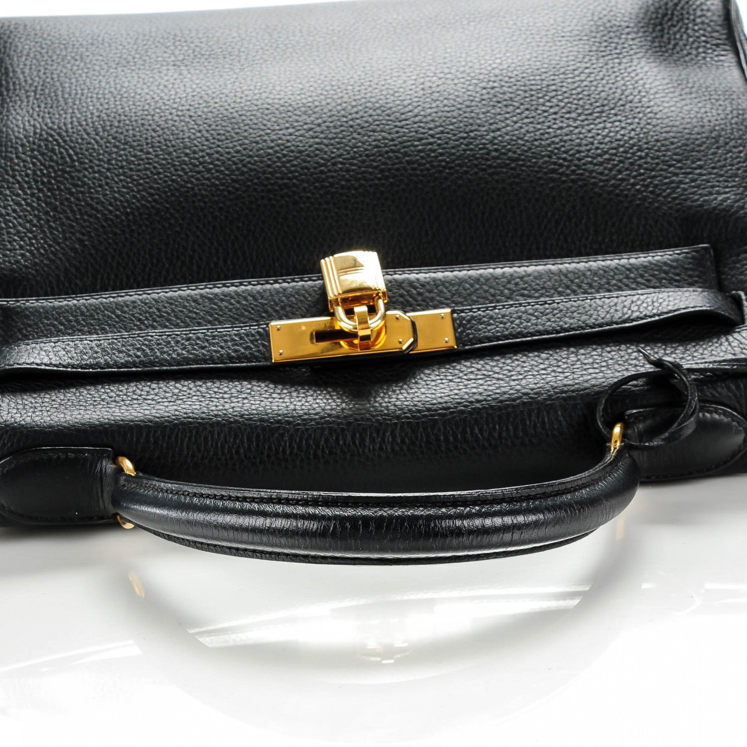 Hermes Taurillon Clemence Kelly Retourne 32 Black 22 of 22