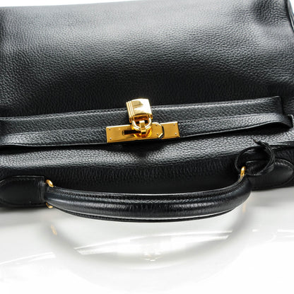 Hermes Taurillon Clemence Kelly Retourne 32 Black 22 of 22