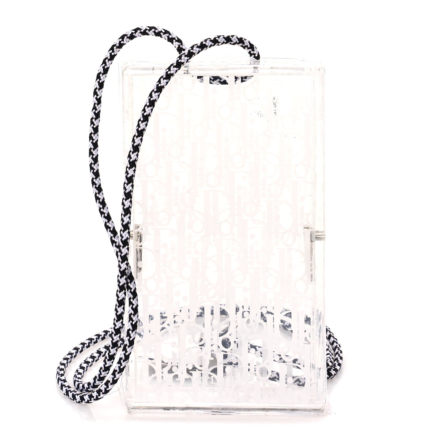 Christian Dior Plexiglass Vertical Pouch Translucent 1 of 8