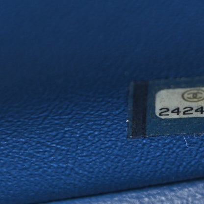 Chanel Lambskin Quilted Mini Square Flap Blue 5 of 10