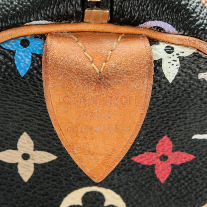 Louis Vuitton Monogram Multicolor Speedy 30 Black 5 of 7