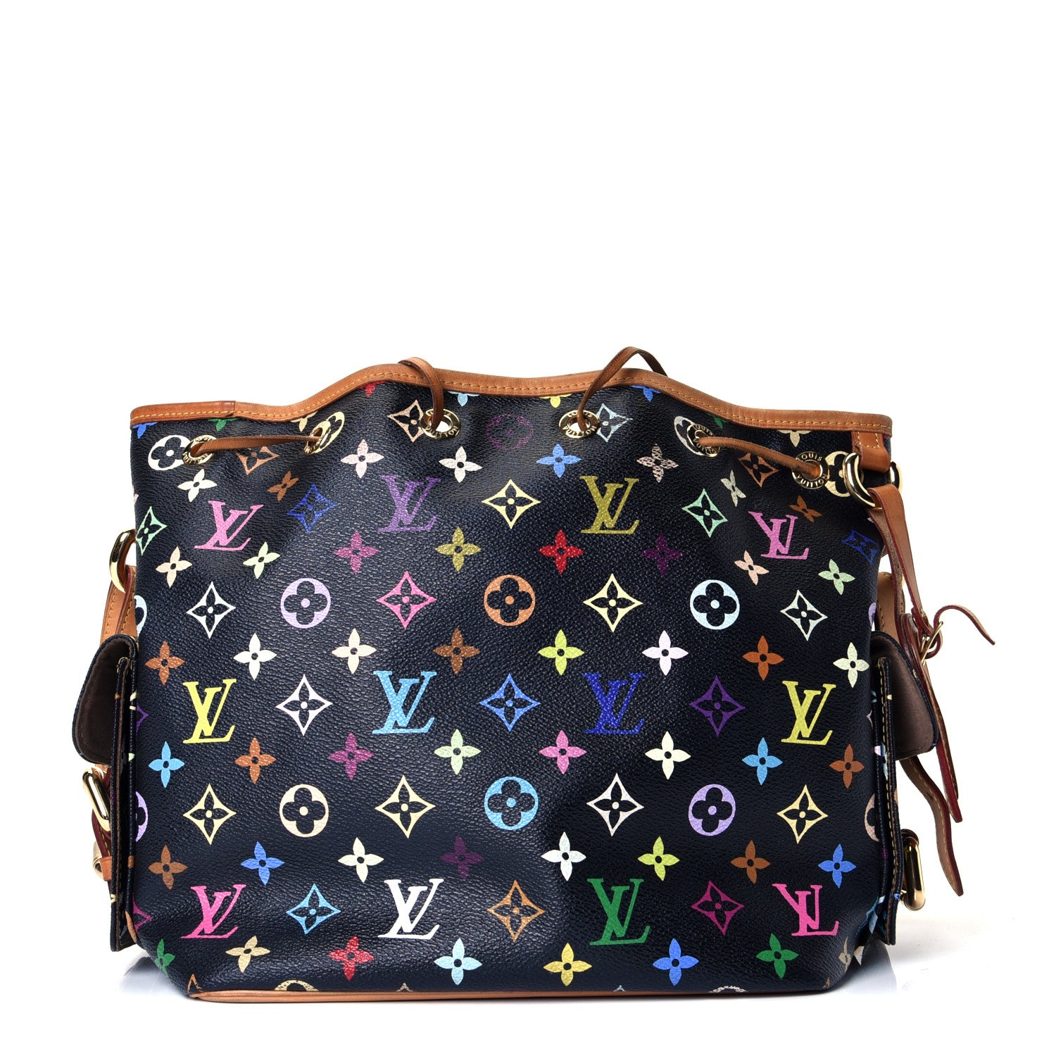 Louis Vuitton Monogram Multicolor Petit Noe Black 1 of 4