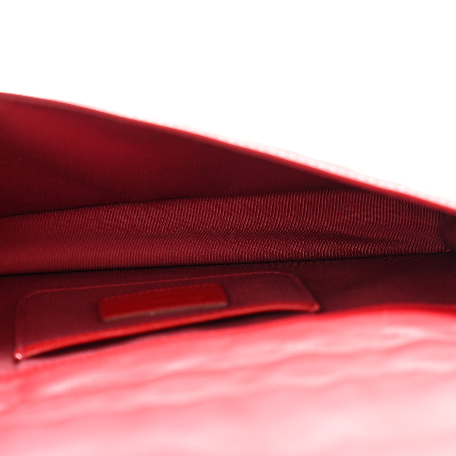 Christian Dior Patent Cannage Lady Dior Convertible Clutch Red 5 of 12