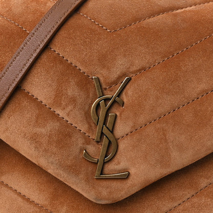 Saint Laurent Suede Toy Loulou Shoulder Bag Cinnamon 6 of 8