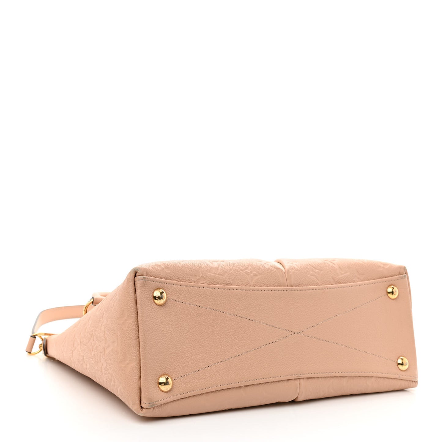 Empreinte V Tote MM Beige Rose Creme