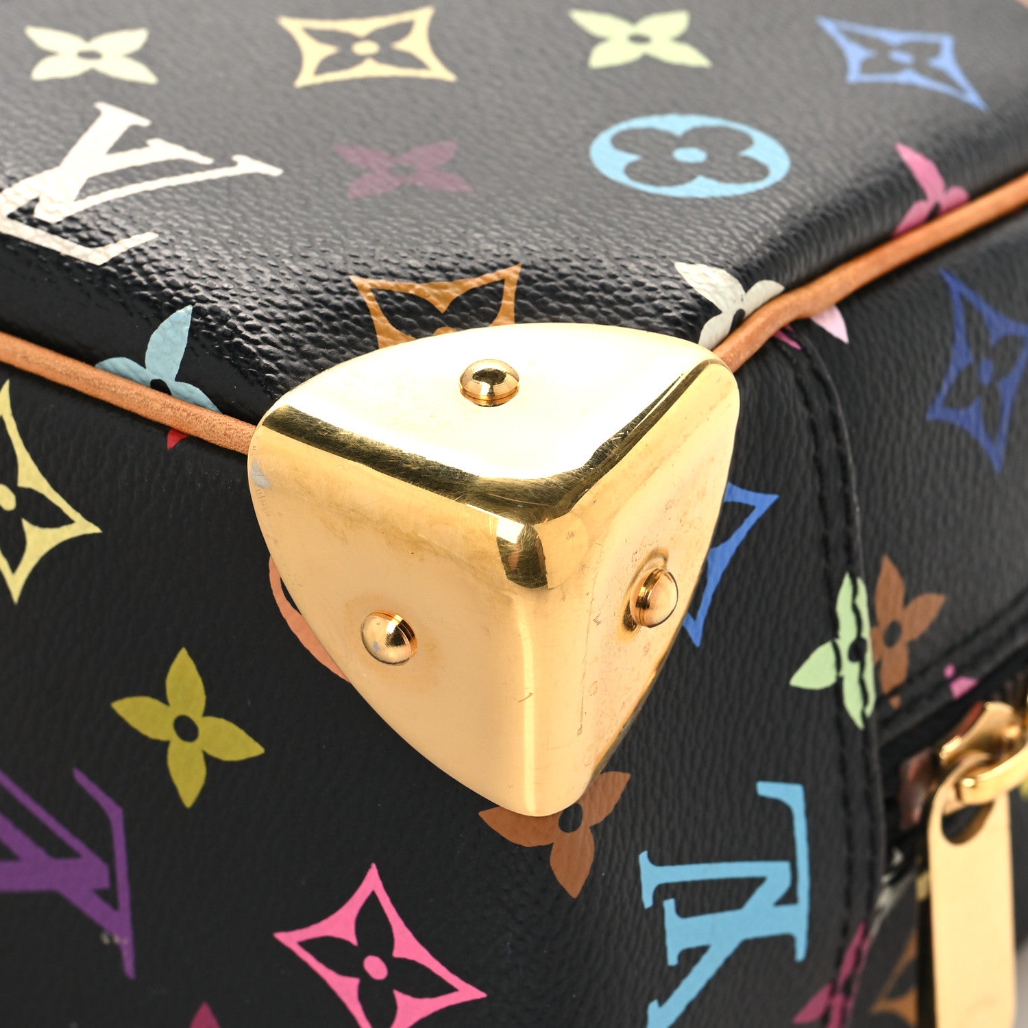 Louis Vuitton Monogram Multicolor Trouville Black 9 of 12