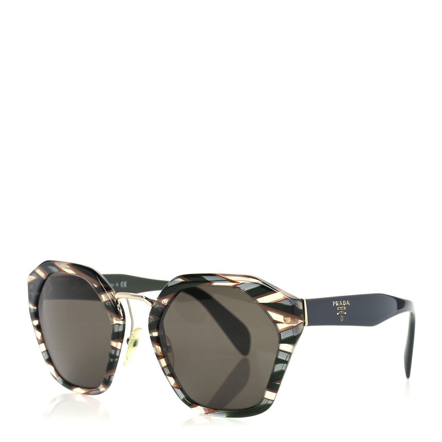 Prada Cinema Sunglasses SPR 04T Tortoise Navy 1 of 6