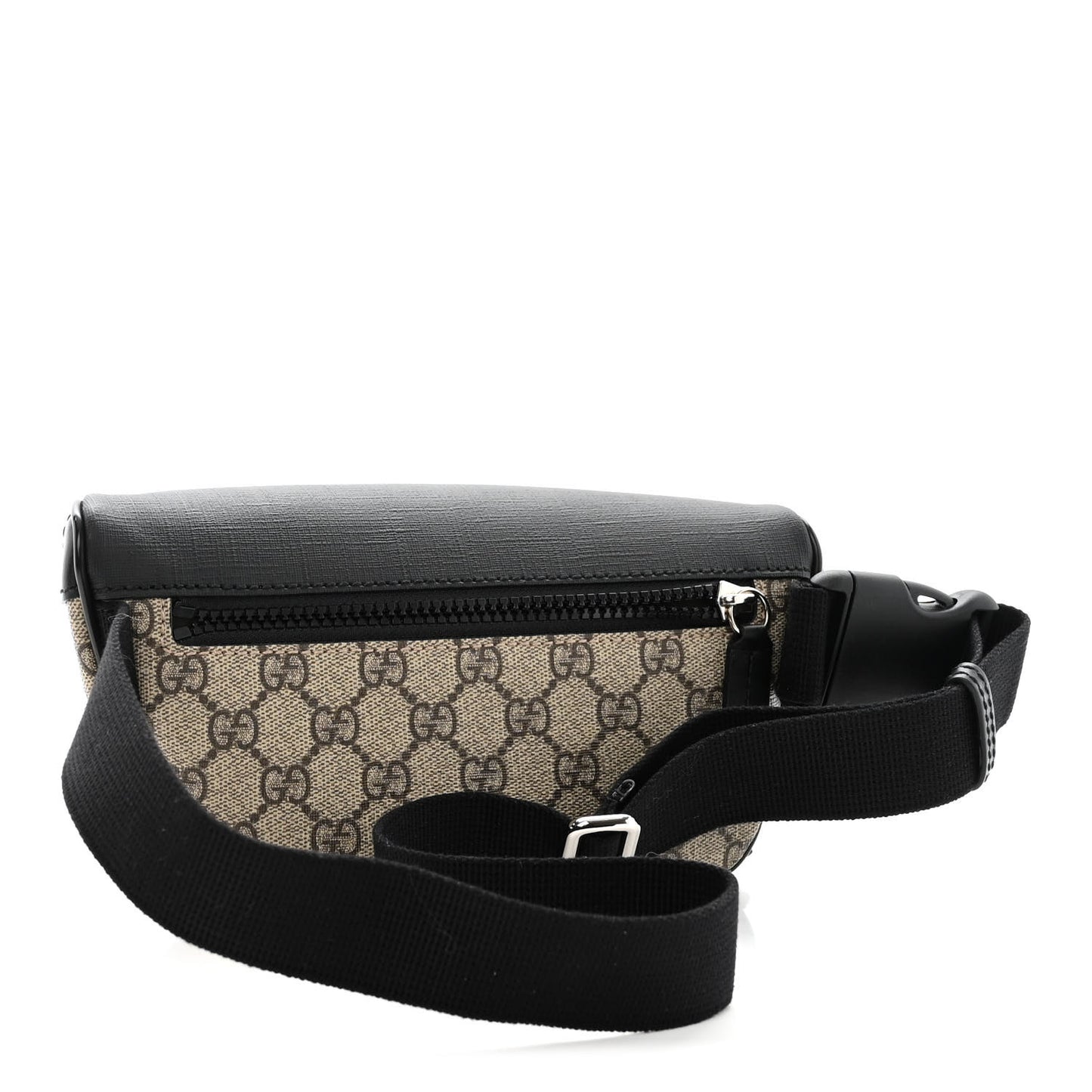 GG Supreme Monogram Belt Bag Black