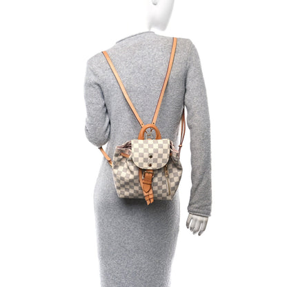 Louis Vuitton Damier Azur Sperone BB Backpack 2 of 7