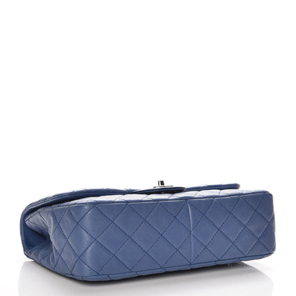 Chanel Washed Caviar Jumbo Single Flap Blue 5 of 9