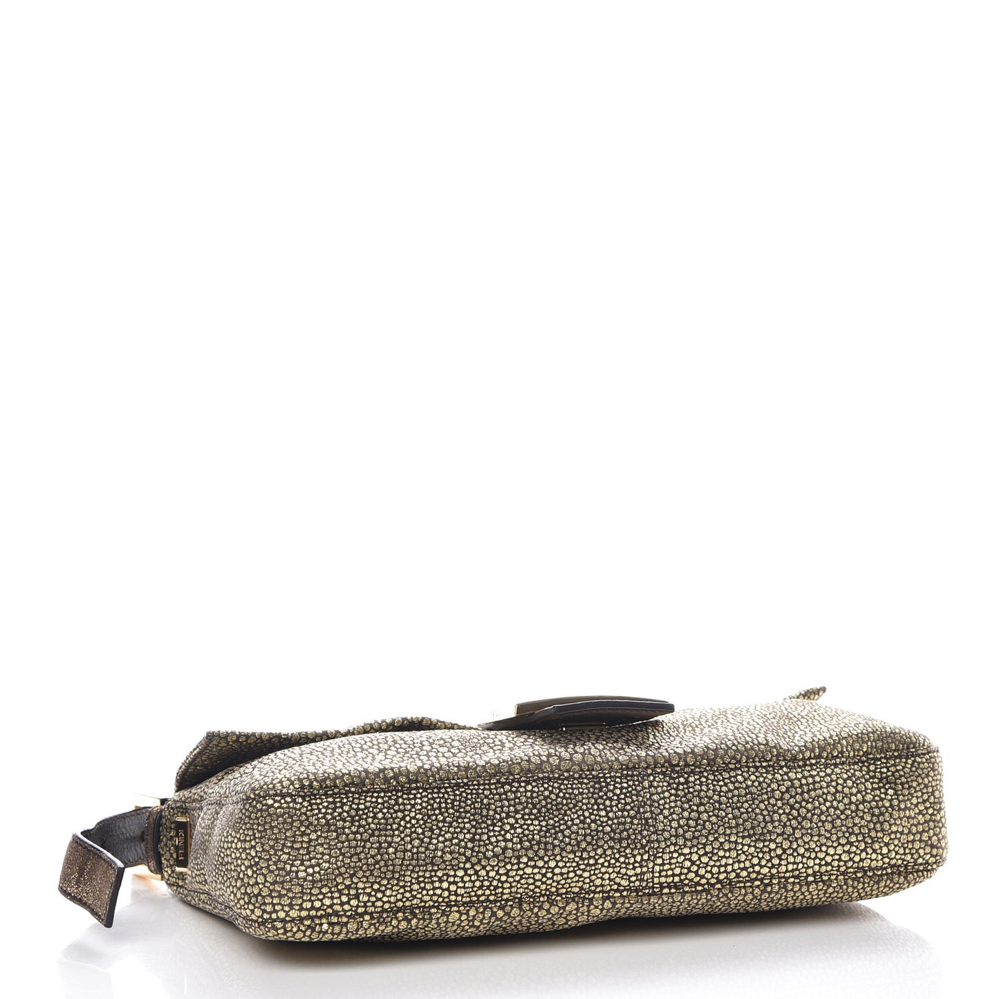 Metallic Canvas Baguette Gold