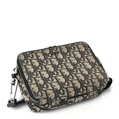 Christian Dior Oblique Canvas Crossbody Charcoal 3 of 8