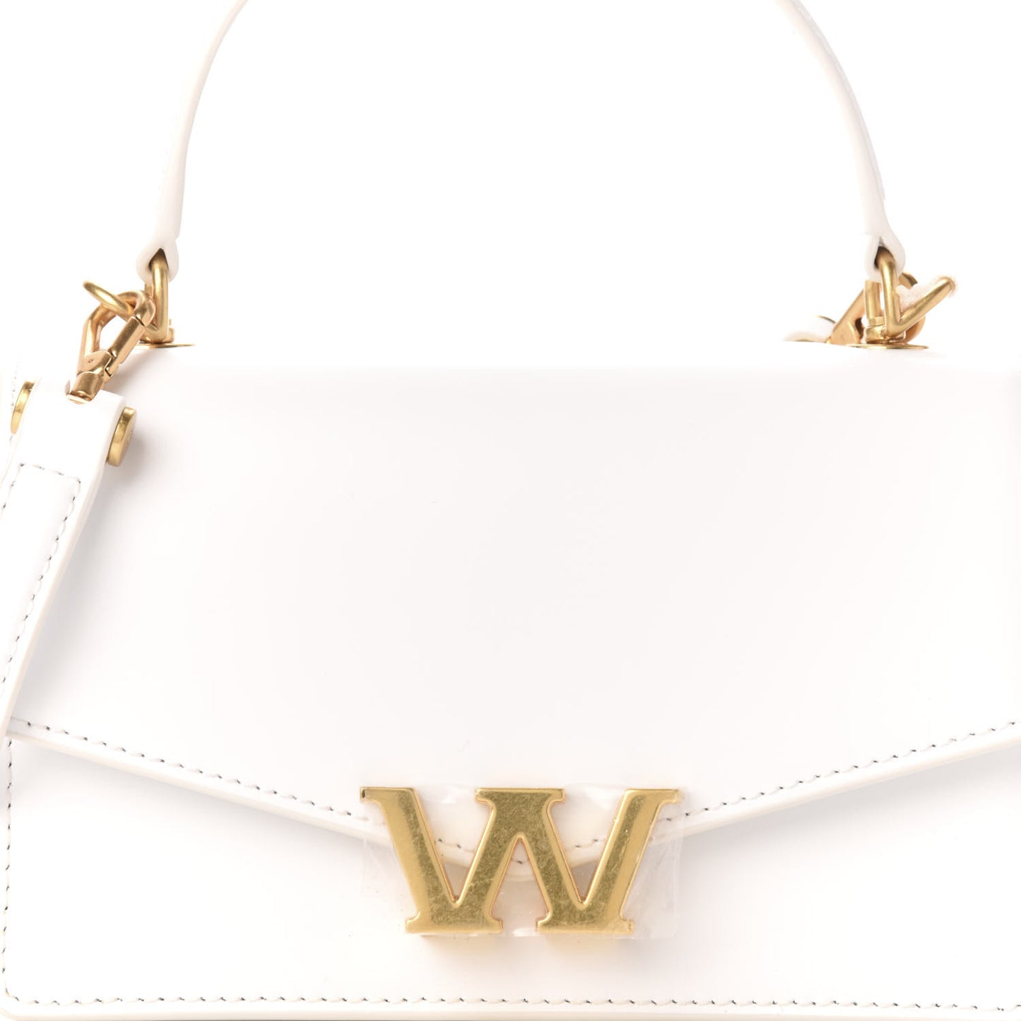 Calfskin Mini Legacy Satchel White