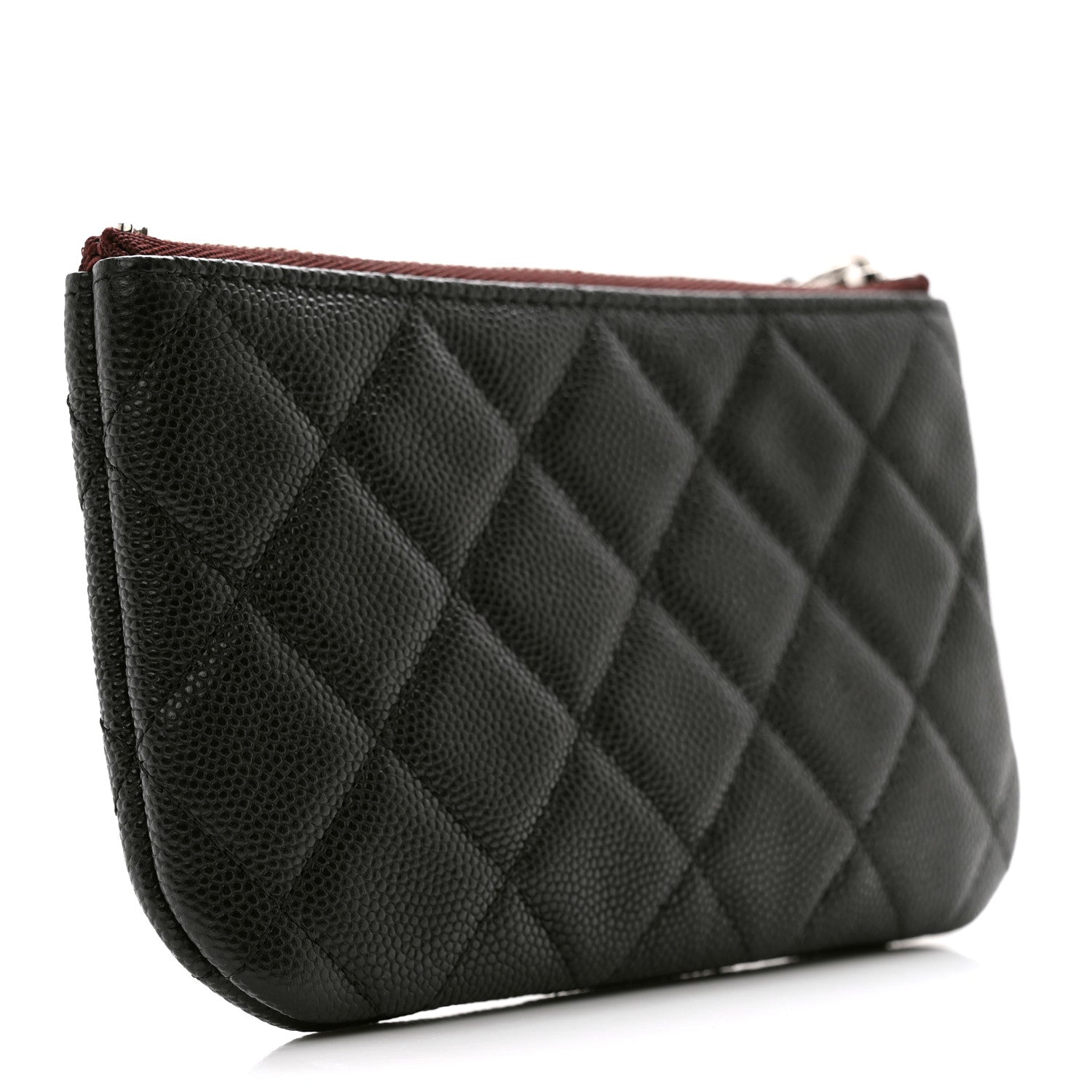 Chanel Caviar Quilted Small Cosmetic Case Black 3 of 7