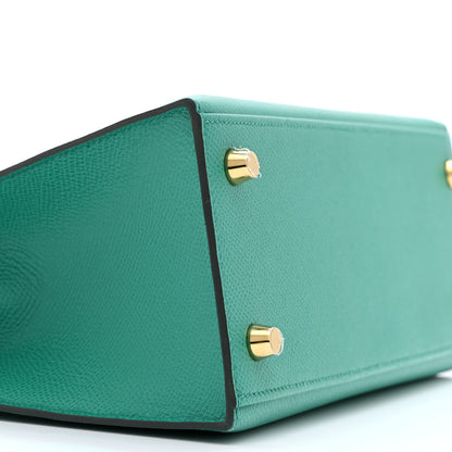 Hermes Epsom Kelly Sellier 25 Vert Vertigo 9 of 10