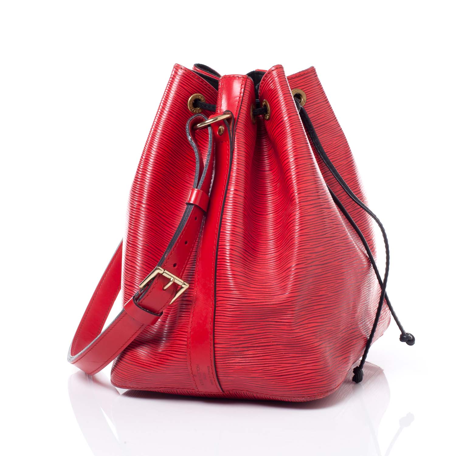 Louis Vuitton Epi Petit Noe Red 3 of 9