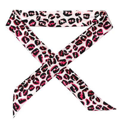 Fendi Silk Logo Print Splash Wrappy Bandeau Red 1 of 3