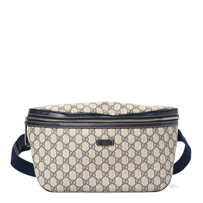 Gucci GG Supreme Monogram Belt Bag Navy 1 of 12