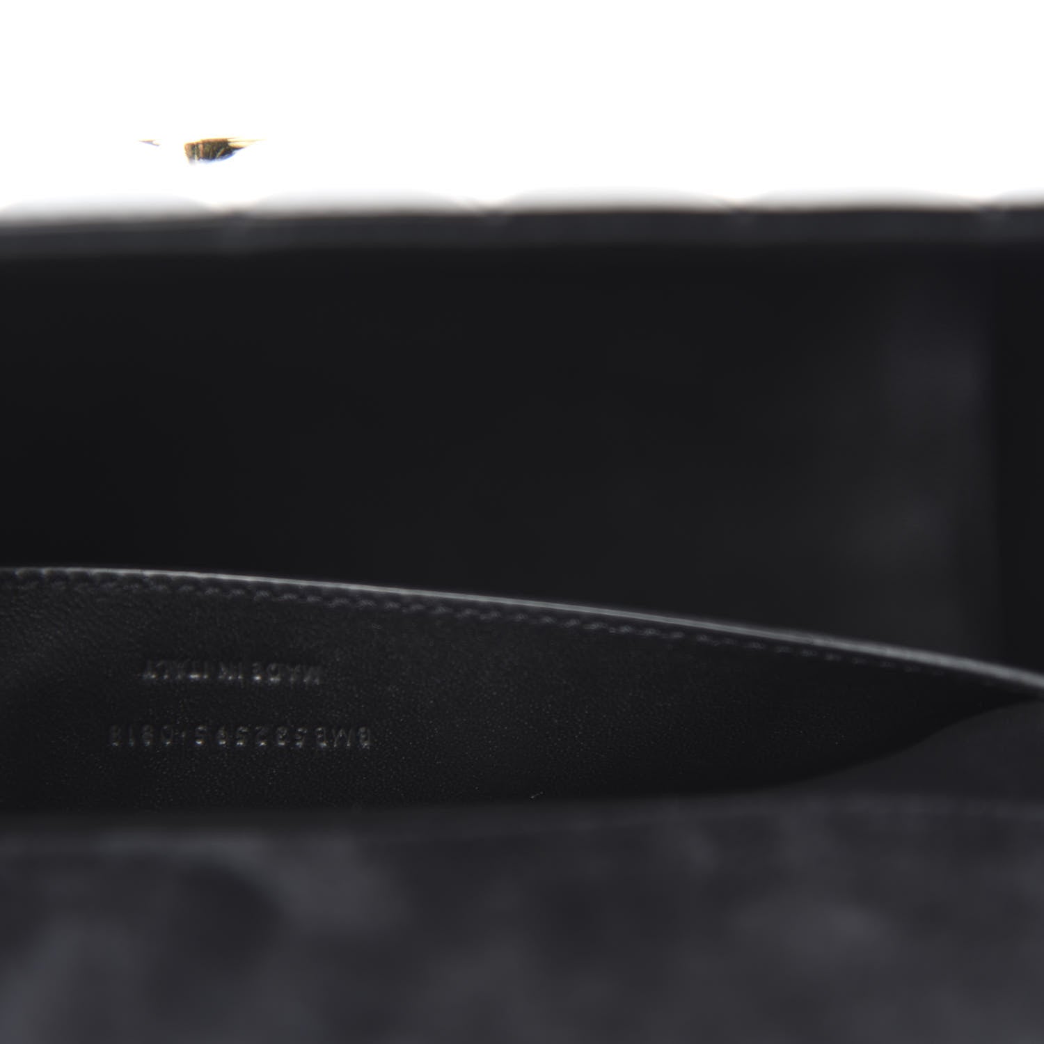 Saint Laurent Patent Matelasse Monogram Large Vicky Chain Bag Black 9 of 10