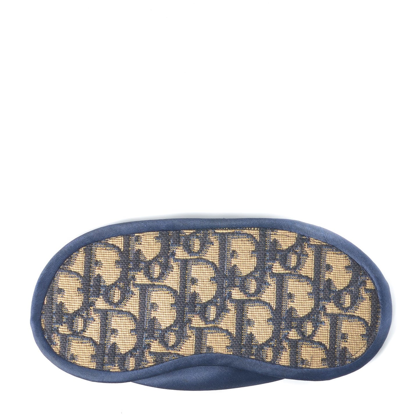 Monogram Sleep Mask Navy Blue