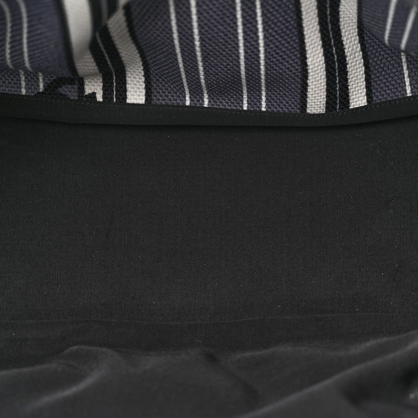 Striped Canvas CC Tote Blue White Black