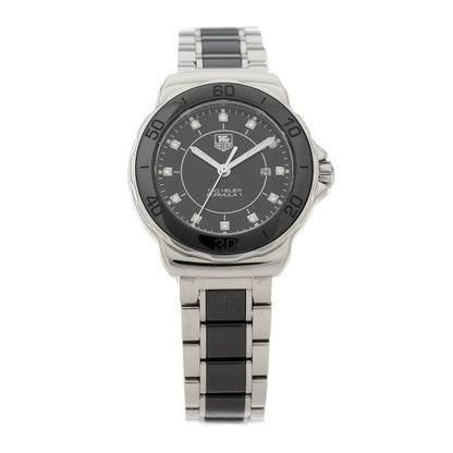 Tag Heuer Stainless Steel Ceramic Diamond 31mm Formula 1 Lady Quartz Watch Black WAH1314 Black 1 of 5