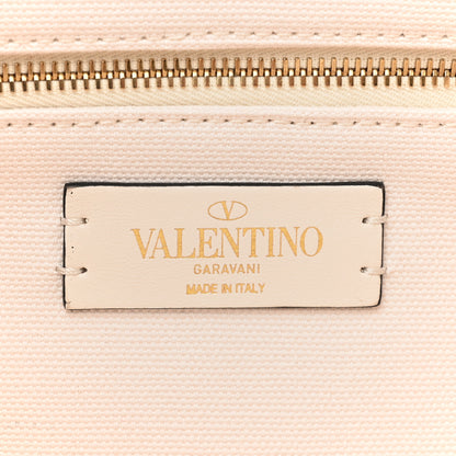 Valentino Garavani Knit Large Roman Stud Shoulder Bag Ecru 6 of 8