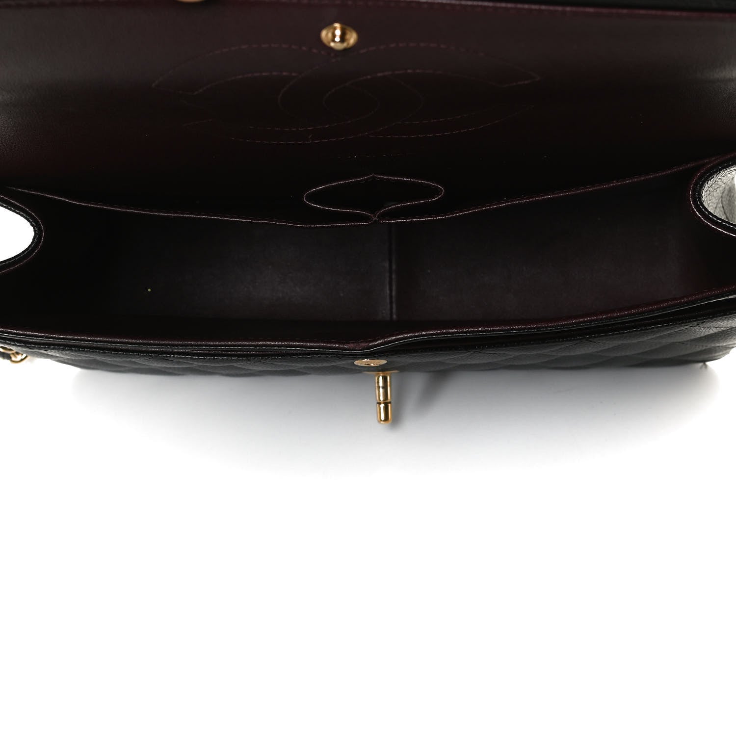 Chanel Caviar Quilted Jumbo Double Flap Black 5 of 17