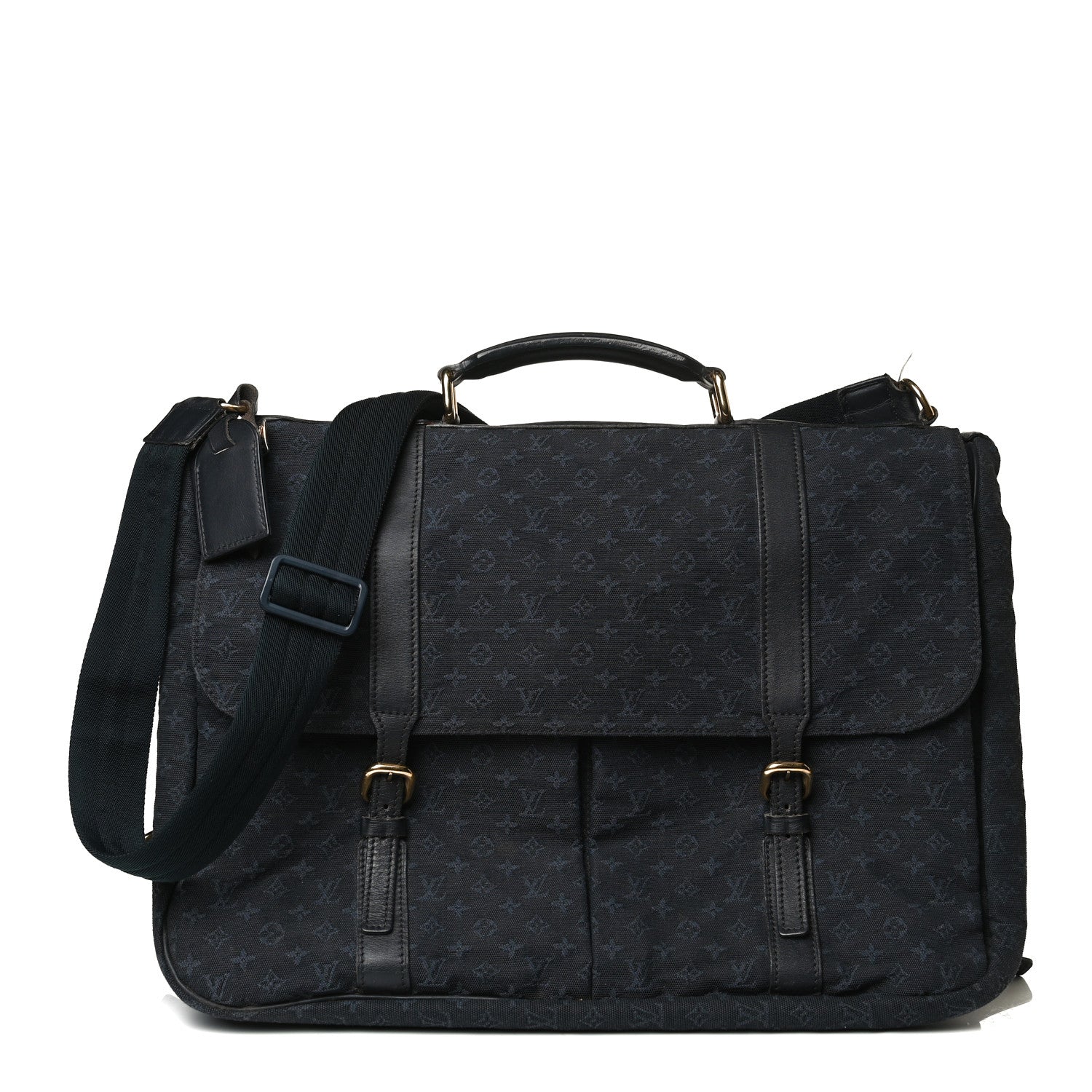 Louis Vuitton Mini Monogram Denise Navy 1 of 17