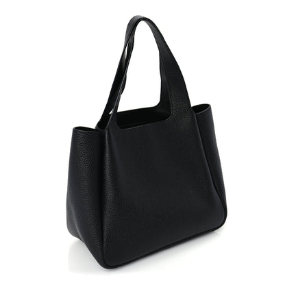 Prada Vitello Daino Soft Small Dynamique Tote Black 2 of 8