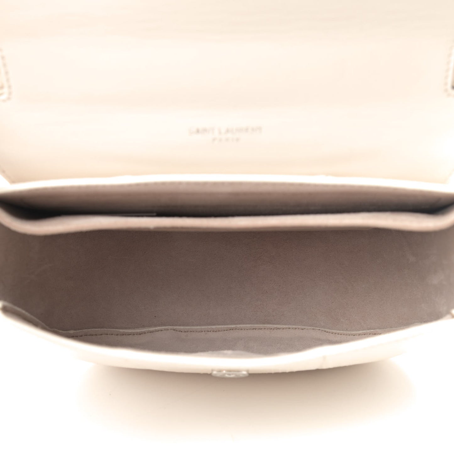Snakeskin Small Kaia Satchel Off White