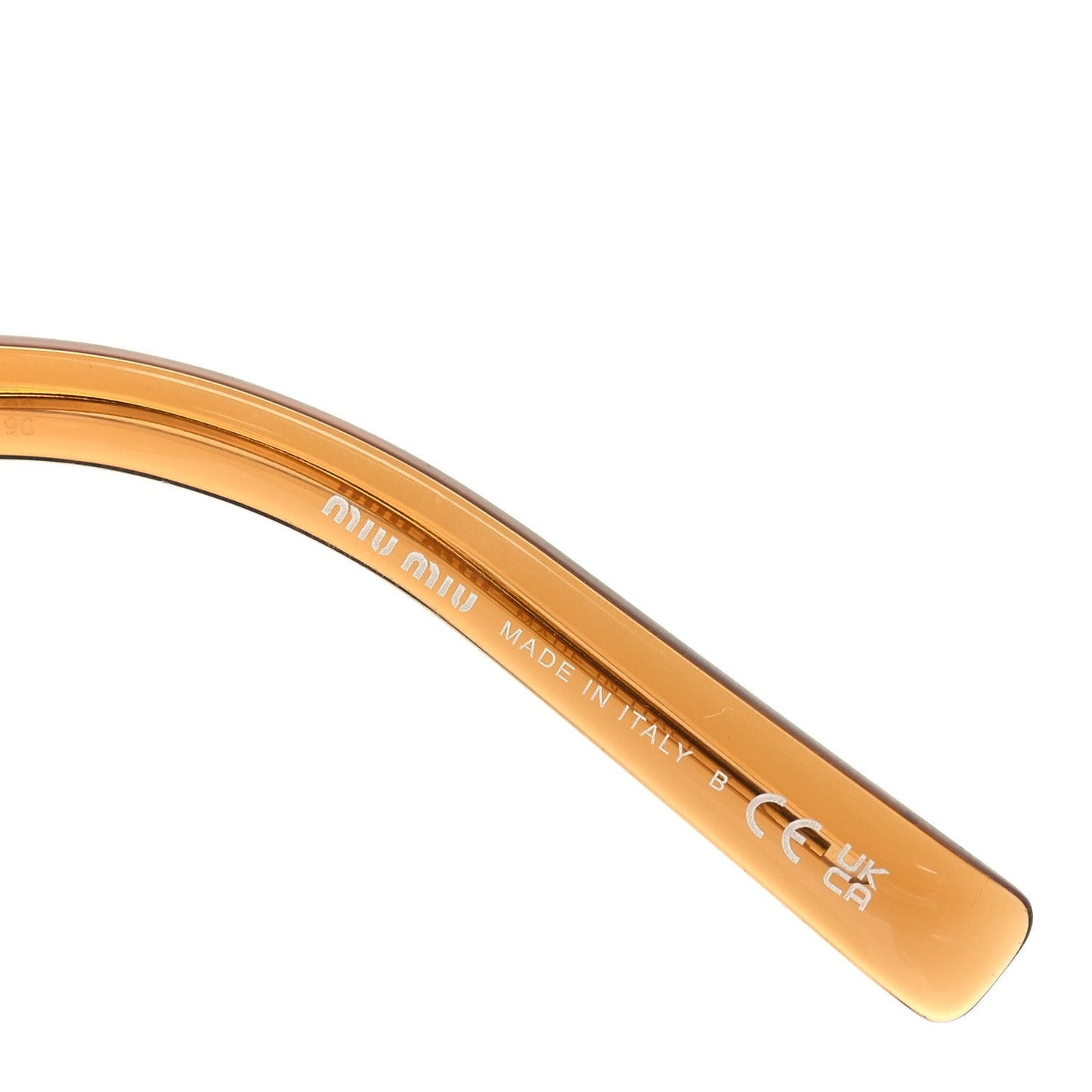 Acetate Square SMU10Z Sunglasses  Transparent Caramel