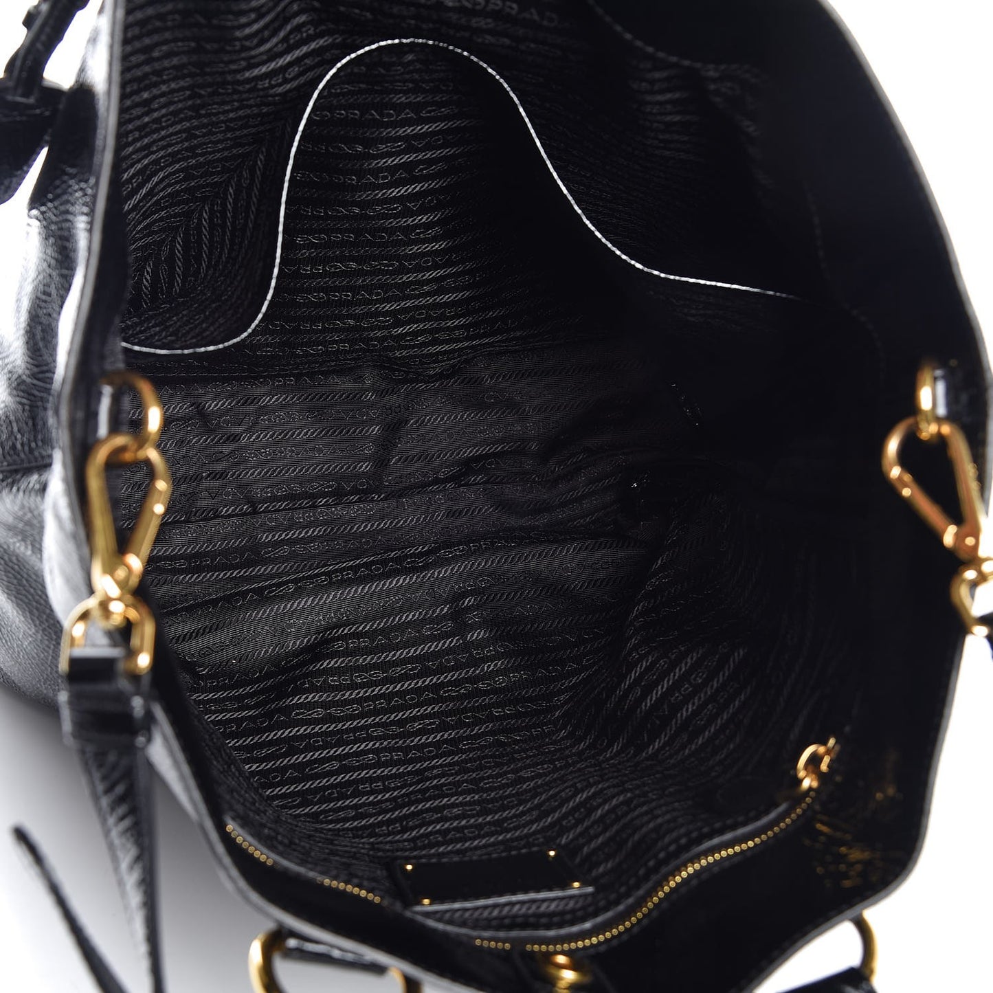 Vernice Naplak Shopping Tote Black