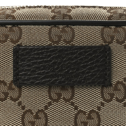 Gucci Monogram Belt Bag Dark Brown 10 of 14